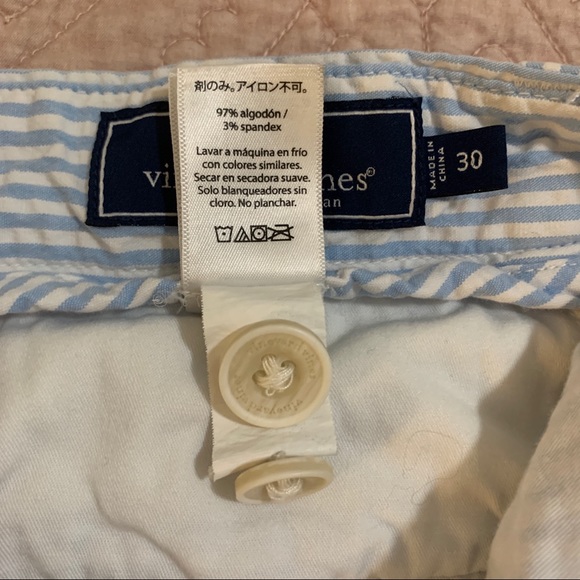 Vineyard Vines | Light Blue Seersucker Shorts - Picture 4 of 4